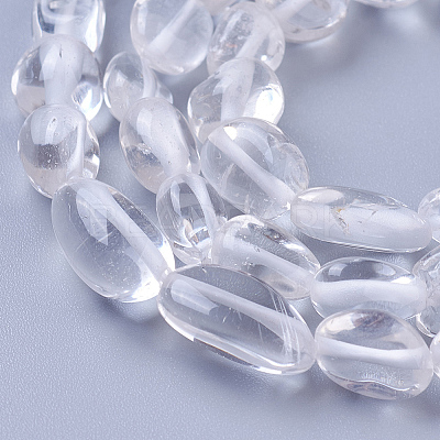 Natural Quartz Crystal Beads Strands G-P433-21-1