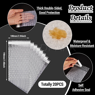 PE Film Bubble Bags ABAG-TAC0035-08C-1