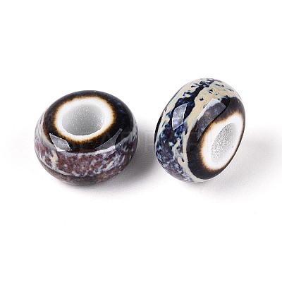 Handmade Porcelain Beads PORC-S498-05O-1