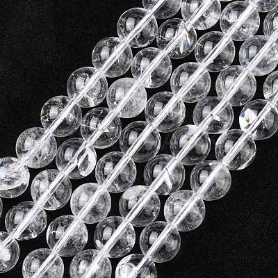 Natural Quartz Crystal Beads Strands X-G-C175-10mm-2-1