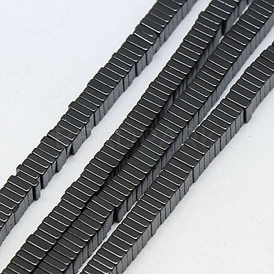 Electroplate Non-magnetic Synthetic Hematite Heishi Beads Strands G-J171A-2x2mm-03-1