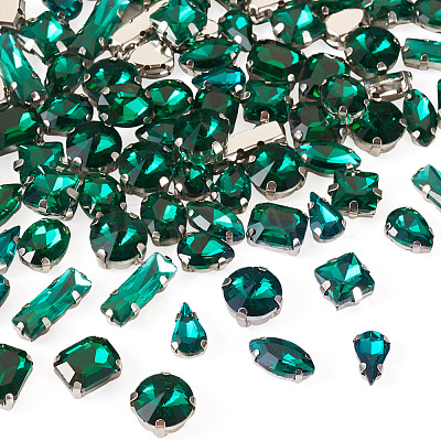 80Pcs 8 Styles Sew on Rhinestone RGLA-TA0001-11A-1