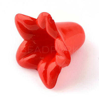 Opaque Acrylic Beads X-SACR-Q149-C07-1