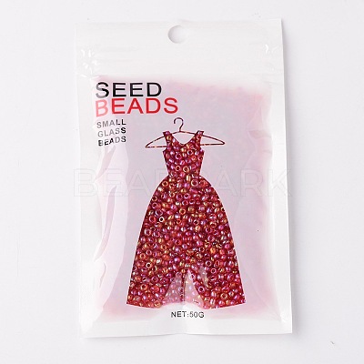 Round Trans. Colors Rainbow Glass Seed Beads X-SEED-A007-3mm-165-1