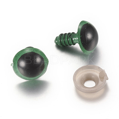 Craft Plastic Doll Eyes Stuffed Toy Eyes DIY-R039-18mm-06-1