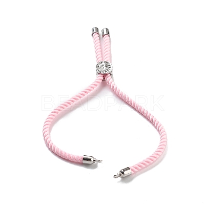Twisted Nylon Cord Silder Bracelets DIY-B066-03P-08-1