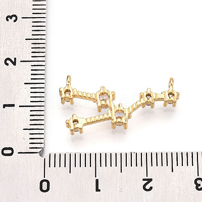Brass Micro Pave Cubic Zirconia Pendants KK-N261-120E-G-1