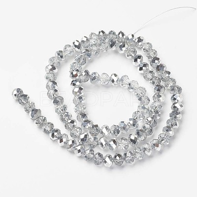 Electroplate Transparent Glass Beads Strands LS-EGLA-A034-T8mm-M16-1