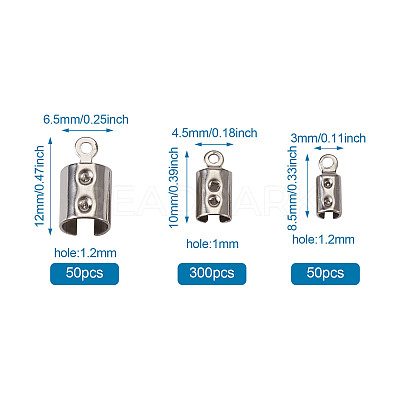 304 Stainless Steel Folding Crimp Ends STAS-TA0004-34-1