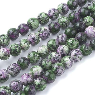Natural Gemstone Beads Strands G-G086-8mm-1-1