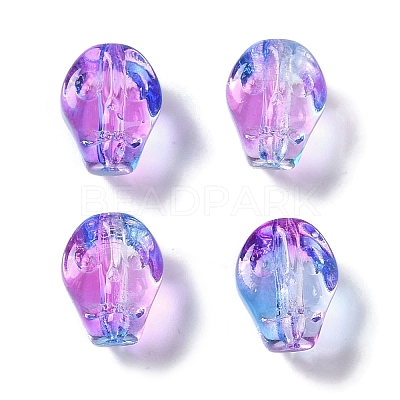 Baking Paint Glass Beads GLAA-S202-17H-1