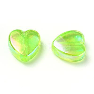 100Pcs Eco-Friendly Transparent Acrylic Beads TACR-YW0001-07G-1