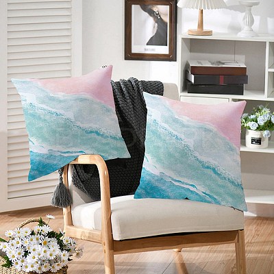 Square Polyester Pillow Case AJEW-WH20080-67A-1