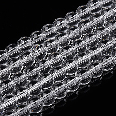 Transparent Glass Beads Strands GLAA-T032-T4mm-13-1