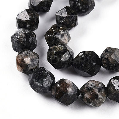 Dyed Natural Sesame Jasper Beads Strands G-T139-8mm-47B-1