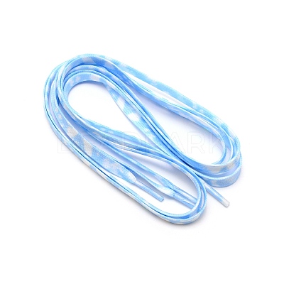 Flat Smooth Polyester Shoelaces AJEW-WH0250-23A-1