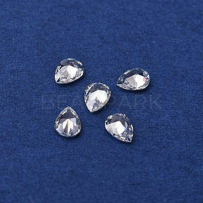 Teardrop-Shaped Cubic Zirconia Cabochons X1-ZIRC-TAC0004-02A-1