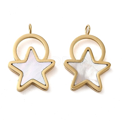 304 Stainless Steel Pendants STAS-L022-298G-1