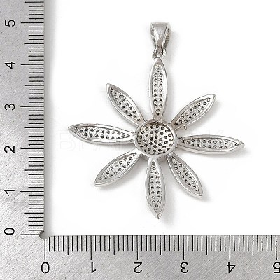 Brass Micro Pave Cubic Zirconia Pendants KK-M322-27P-1