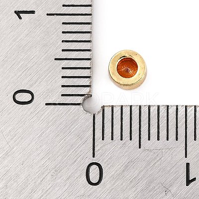 Rack Plating Flat Round Brass Micro Pave Cubic Zirconia Cabochons KK-F874-03G-10-1