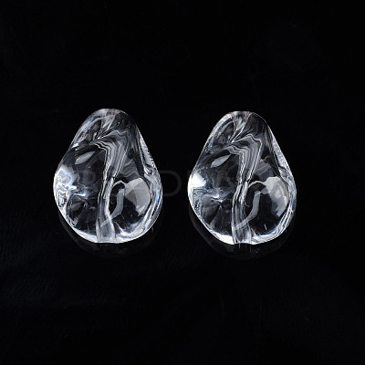 Transparent Acrylic Beads TACR-N009-35-1