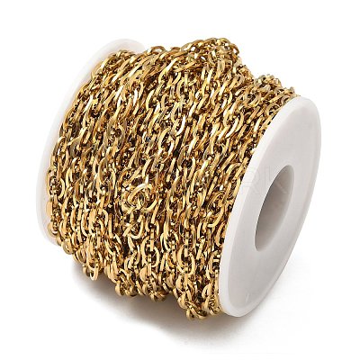 Ion Plating(IP) 304 Stainless Steel Rope Chains CHS-H025-16G-1