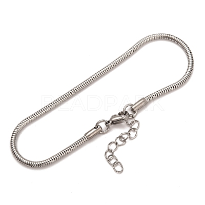 Non-Tarnish 304 Stainless Steel Bracelets BJEW-O186-08B-P-1