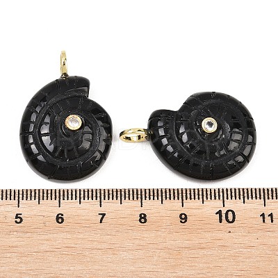 Natural Obsidian Pendants G-H353-02G-06-1
