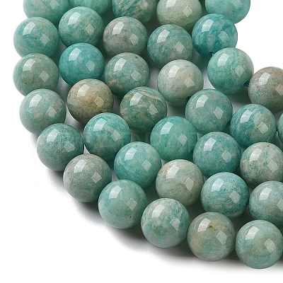 Natural Amazonite Beads Strands G-F602-02-8mm-01-1