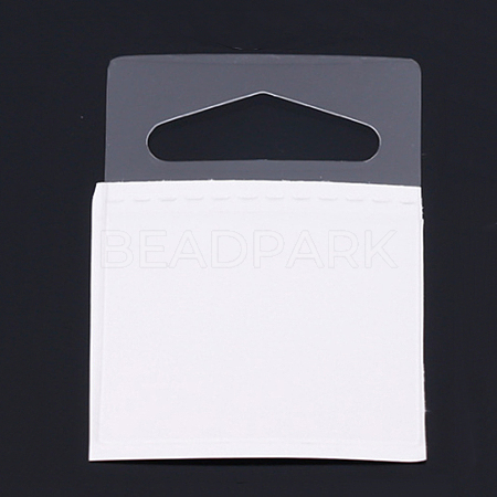 PET Self Adhesive Hang Tabs LS-CDIS-WH0015-19-1