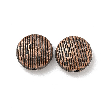 Tibetan Style Alloy Beads TIBE-P003-48R-1