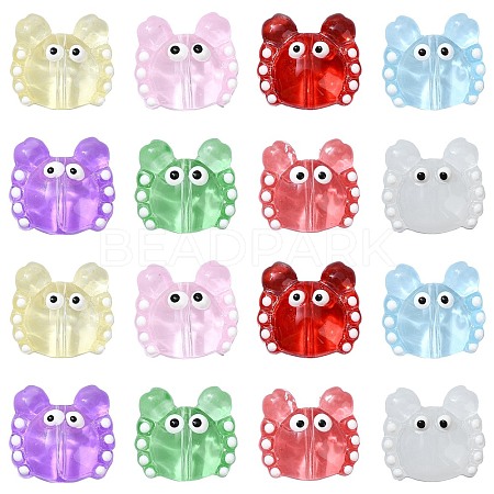 16Pcs 8 Colors Glass Beads Strands LAMP-CJ0002-06-1