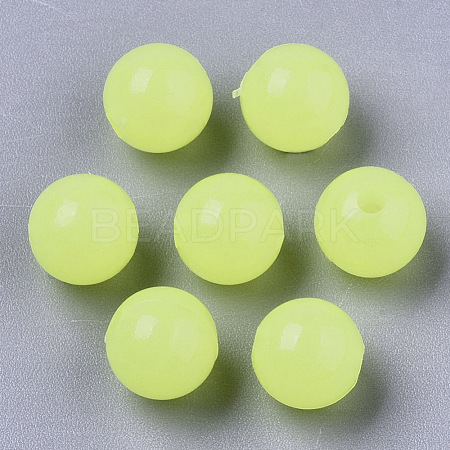 Luminous Acrylic Beads MACR-N008-25F-1