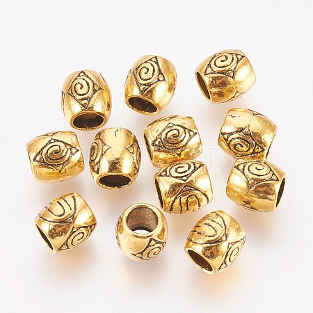 Tibetan Style European Beads GLF0932Y-1