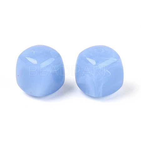 Opaque Acrylic Beads X-OACR-ZX006-33F-1