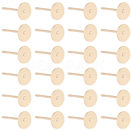200Pcs 304 Stainless Steel Stud Earring Findings STAS-SC0021-56-1