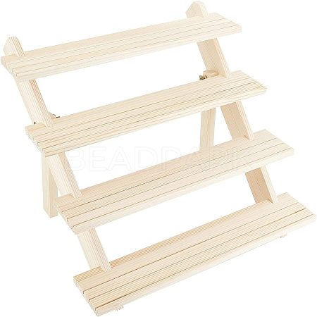 4- Tier Wood Display Stands ODIS-WH0027-028-1