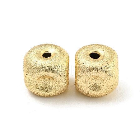 Brass Textured Beads KK-P258-04C-G-1