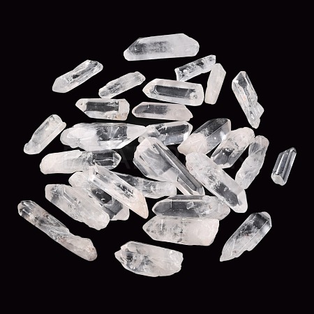Rough Raw Natural Quartz Crystal Beads G-M376-04-1