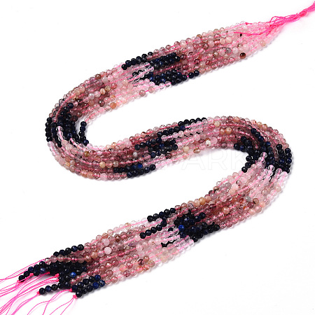 Natural Mixed Gemstone Beads Strands G-D080-A01-02-30-1