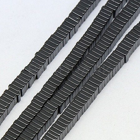Electroplate Non-magnetic Synthetic Hematite Heishi Beads Strands G-J171A-2x2mm-03-1