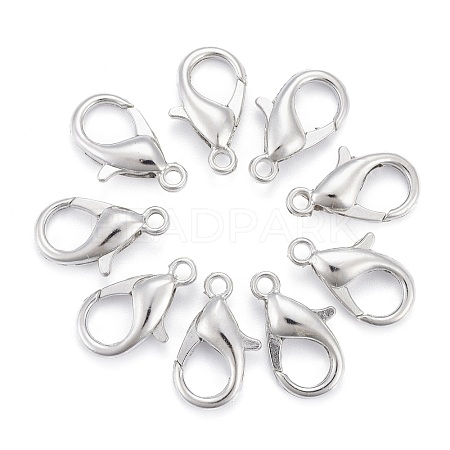 Zinc Alloy Lobster Claw Clasps E106-NF-1