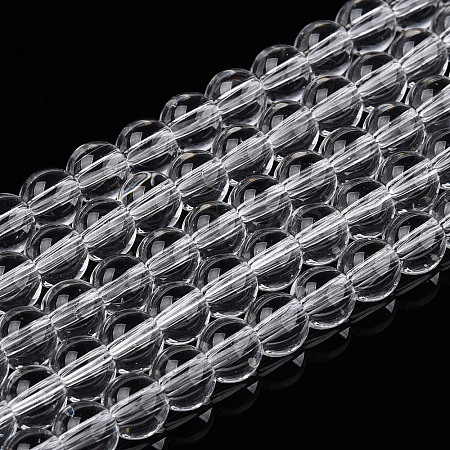 Transparent Glass Beads Strands GLAA-T032-T4mm-13-1