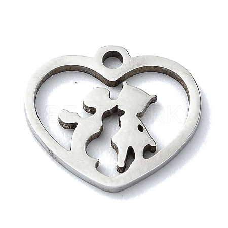 Non-Tarnish 304 Stainless Steel Charms STAS-C097-38B-P-1