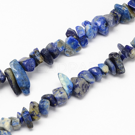 Natural Lapis Lazuli Stone Bead Strands G-R192-13-1