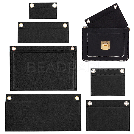6pcs 6 style Wool Felt Bag Organizer Inserts FIND-WR0008-26-1