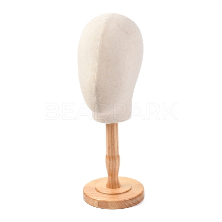 Wooden Cap Display Stand AJEW-I051-02A-1