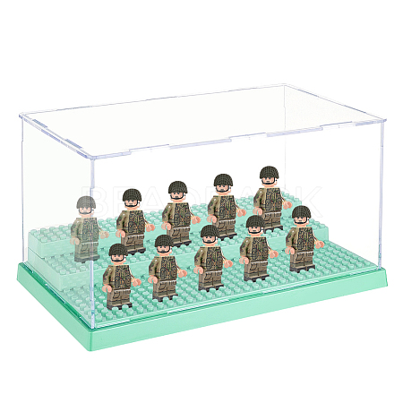 3-Tier Acrylic Minifigure Display Cases ODIS-WH0019-10B-1