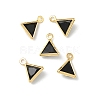 Brass Glass Charms KK-Z136-30G-03-1