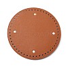 PU Leather Knitting Crochet Bags Nail Bottom Shaper Pad FIND-WH0114-84C-01-1